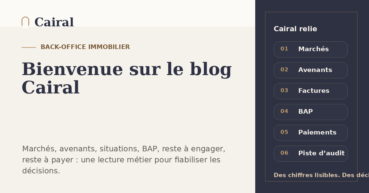 Bienvenue sur le blog Cairal